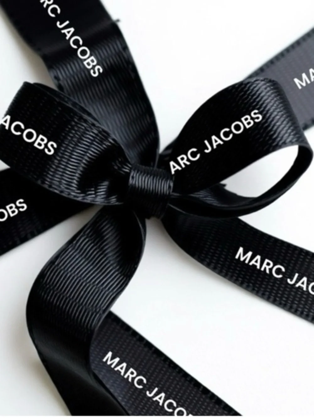 Marc Jacobs | Gift Wrap Black & White Grosgrain Branded Ribbon